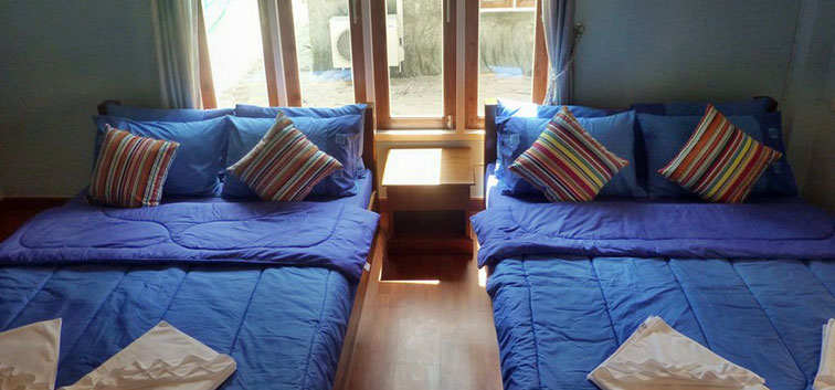 Coconut Garden Family bungalows sleep 5 persons