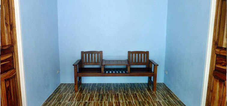 Coconut Garden Family bungalows outdoor seating area